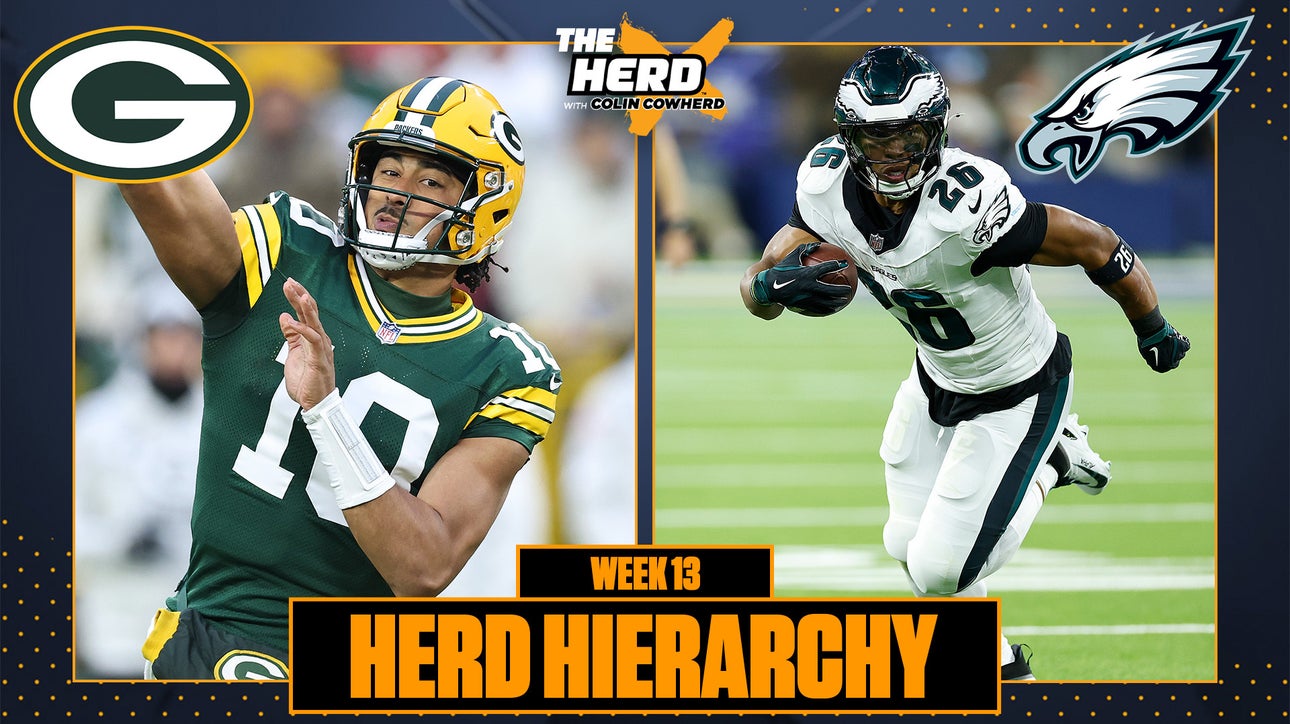 Herd Hierarchy: Packers reappear in Colin's Top 10, Eagles soar in Week 13 | NFL | THE HERD