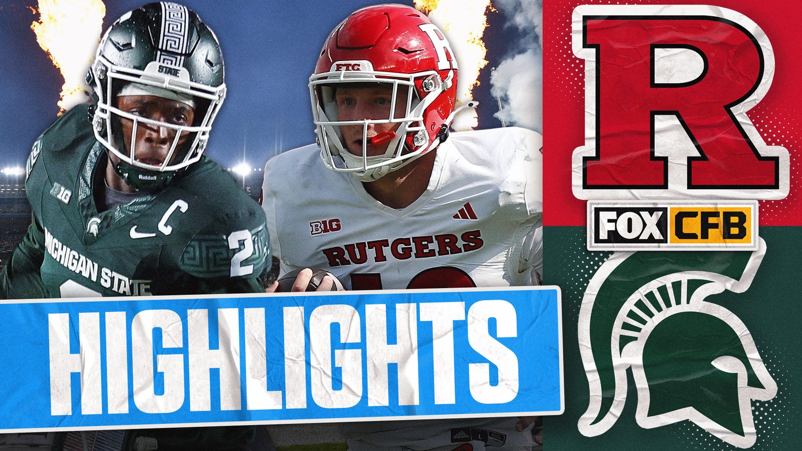 Highlights: Michigan State handled by Rutgers