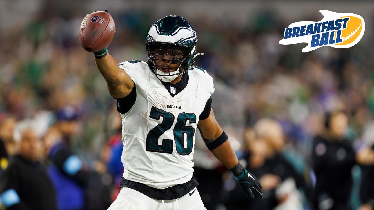 Eagles beat Rams 37-20, Is Saquon Barkley the MVP frontrunner? | Breakfast Ball